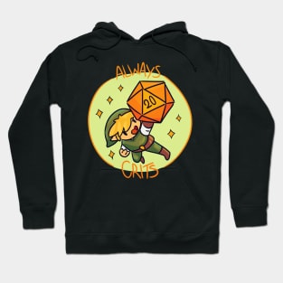 D20 Natural 20 - Dark Mode Hoodie